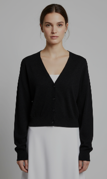 Éterne Deep V-Neck Cashmere Sweater