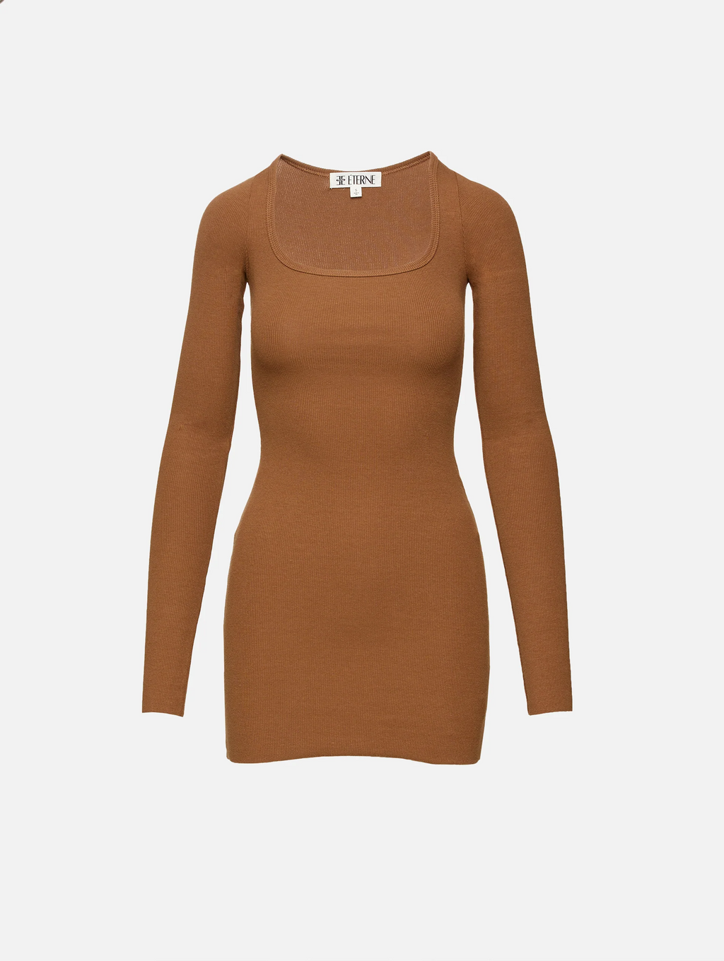 Éterne Square Neck Mini Dress